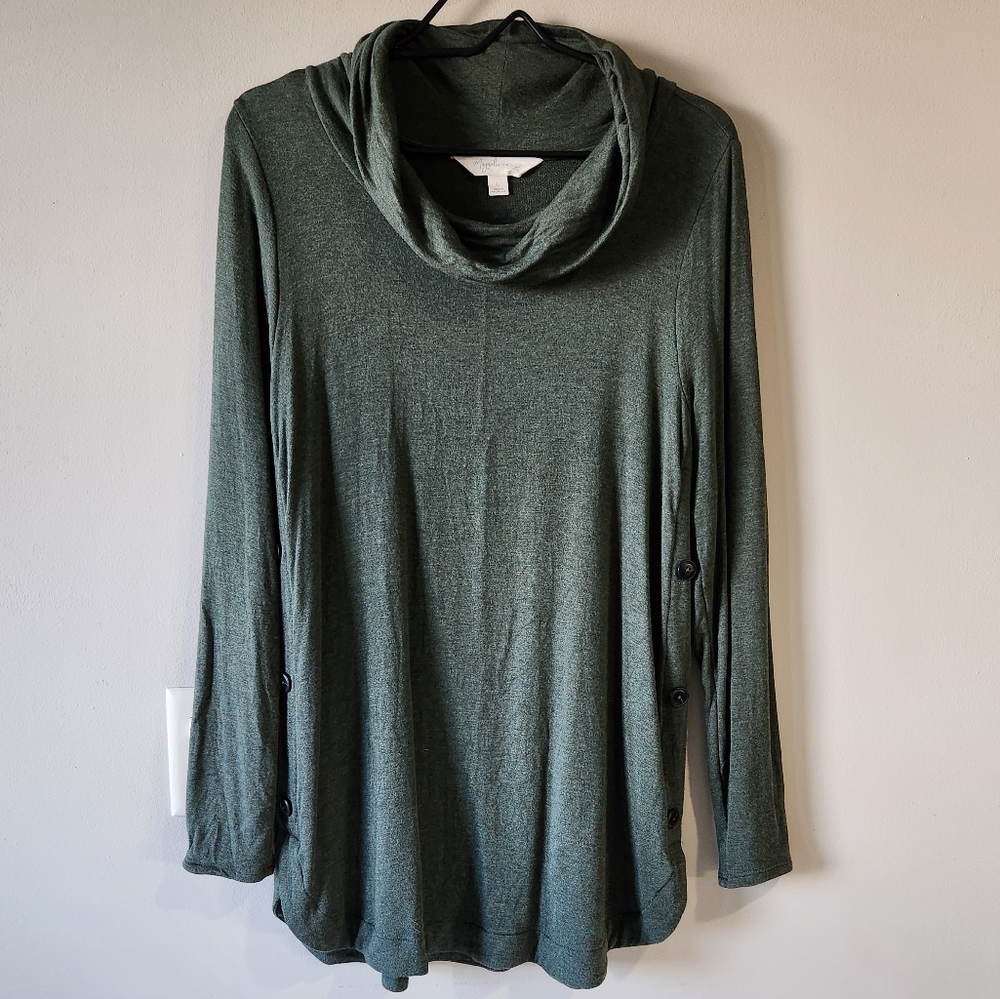 Magnolia Grace cowl neck light weight sweater
